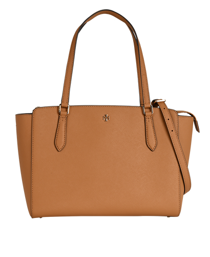Small Emerson Top Zip Tote, &pound;140, Handbags, Brown, Leather, Front view